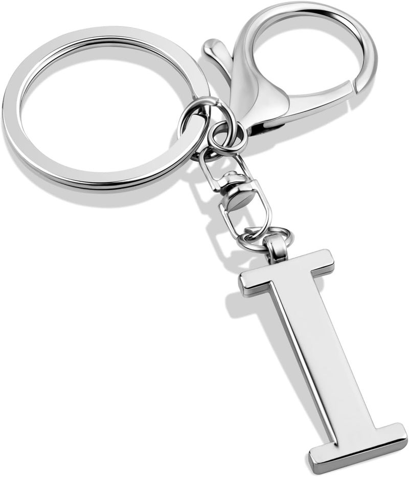 LAXPICOL Gold Letter A-Z Keychain for Women Bag Charms Purse Charms For Handbags Metal Alphabet Initial Letter Keychain - Image 1